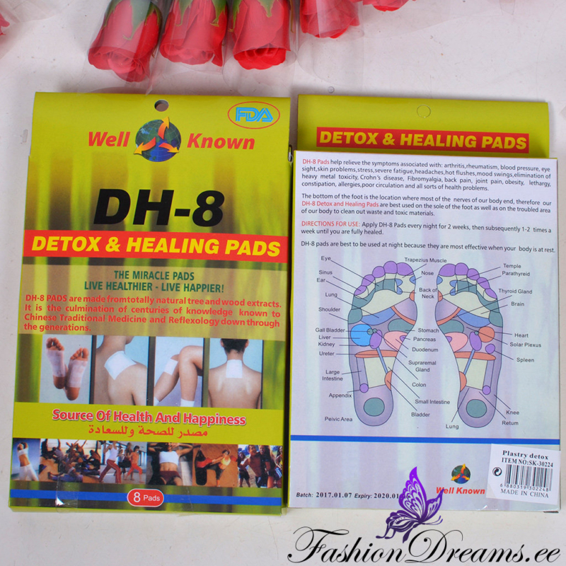 DH-8 detox tervendavad plaastrid