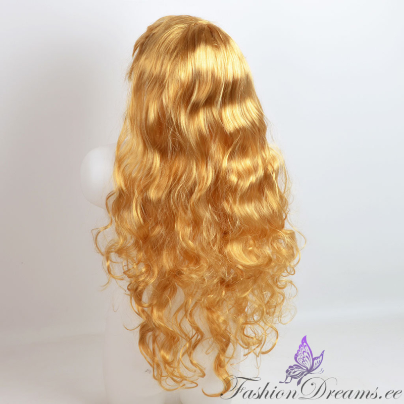 pikk blond parukas