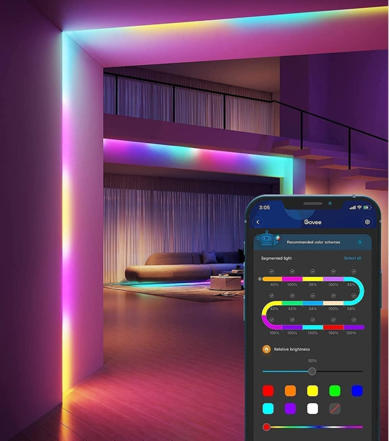Nutikas WIFI RGBIC LED valgusriba 5m - Image 2