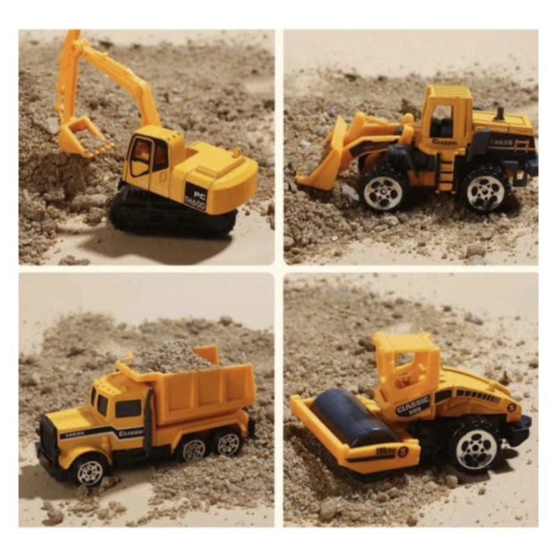 Autode komplekt - 6 ehitusmasinat + suur veok - Image 2