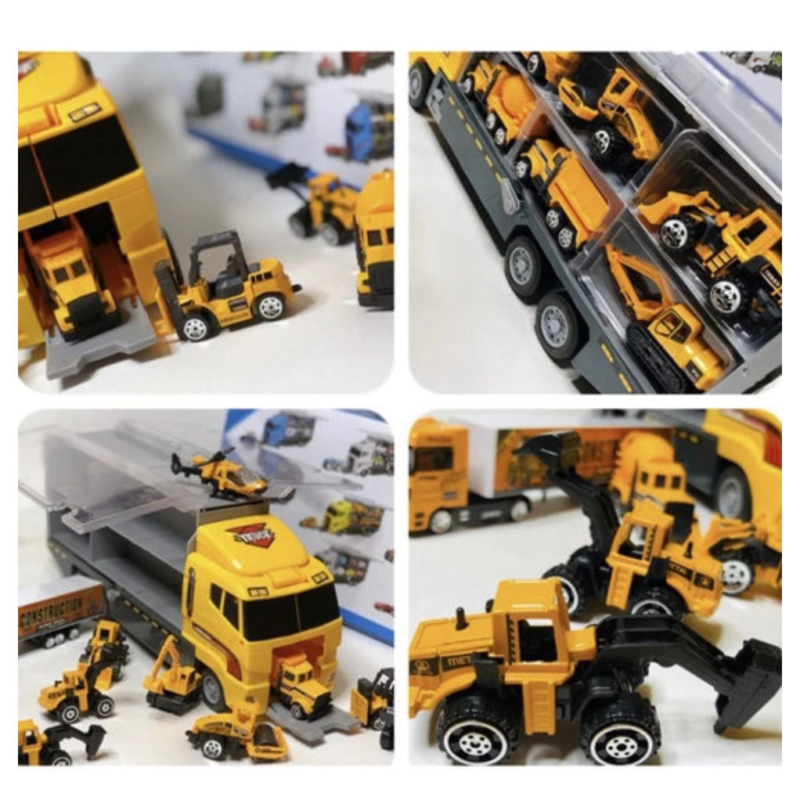 Autode komplekt - 6 ehitusmasinat + suur veok - Image 3