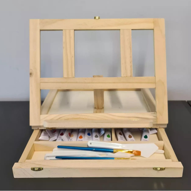 Maalimise komplekt molberti ja värvidega (46 osa) - Image 6