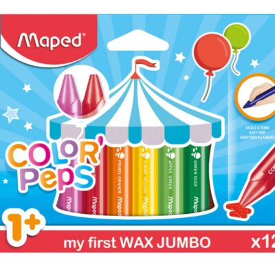Alternative view of Maped Jumbo Colorpeps rasvakriidid 12tk