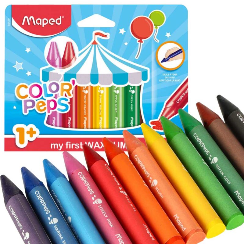 Maped Jumbo Colorpeps rasvakriidid 12tk
