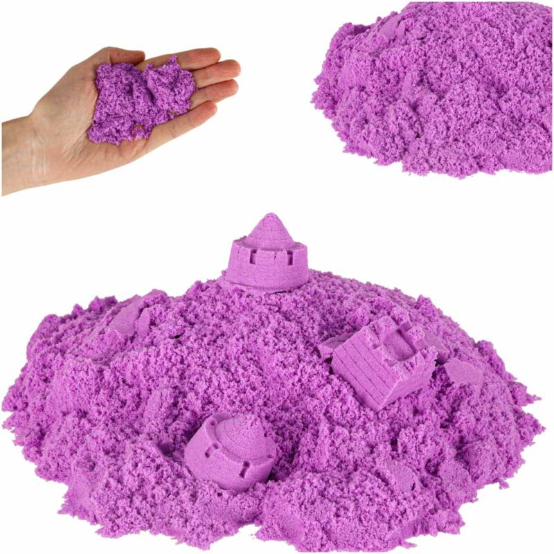 Kineetiline liiv 1kg - lilla