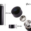 Thermos mug smart LED 500ml black 153168