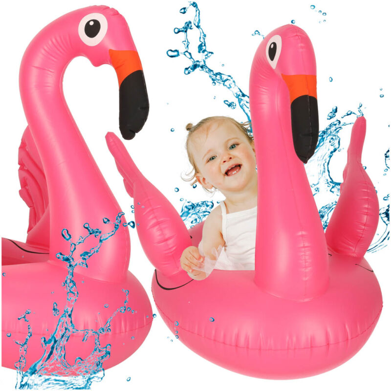 Täispuhutav ujumisrõngas väikelastele - Flamingo