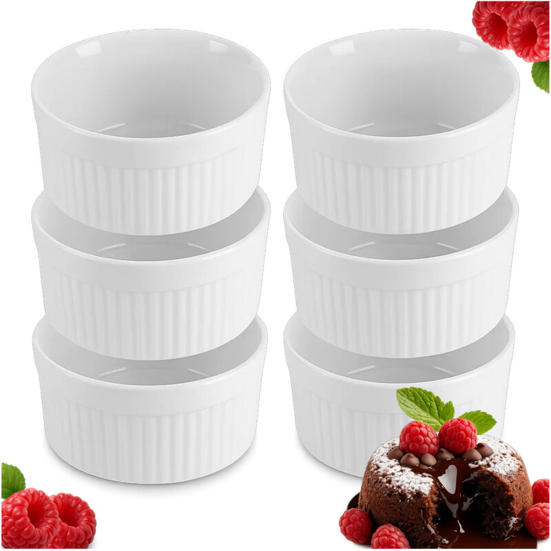 Ramekin keraamilised küpsetusvormid 6tk